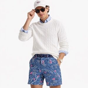 Vineyard Vines Men’s 9” Breaker Shorts Map of Islands Print Sz 30” Preppy NWT